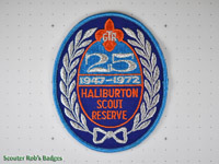 Click to enlarge 1972 Haliburton Scout Reserve 25th Anniversary